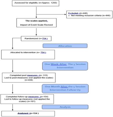 The effect of the online eye movement desensitization and reprocessing early intervention protocol (EMDR R-TEP) for the risk groups with post-traumatic stress symptoms during the COVID-19 pandemic